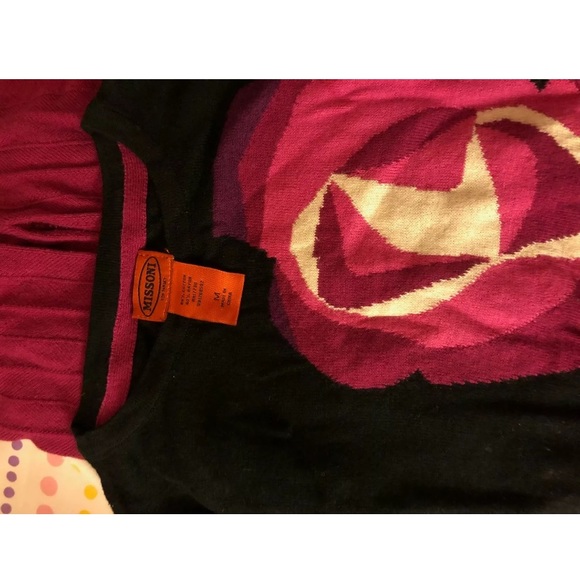 Missoni Kids black purple sweater size M - Picture 2 of 3